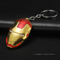 Metal Marvell Super Hero Model Design Iron Man Maski Keychain pour hommes